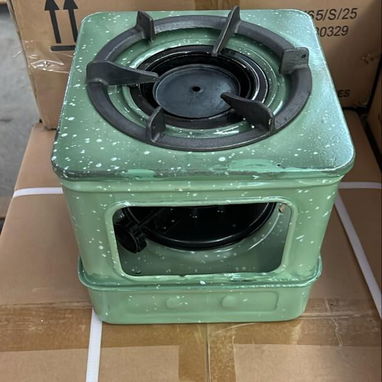 Cocina Fogón de Petróleo de 2.5 L Cuadrada Verde - Img 117979987