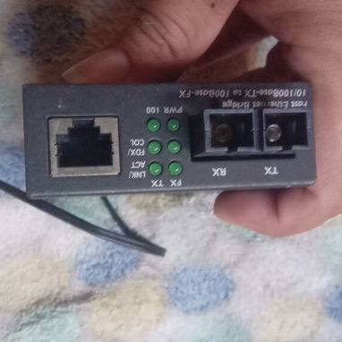 Pareja de Transceiver convertidor de fibra óptica a fast ethernet multimodo - 4/5