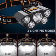 Mini linterna recargable de cabeza de 5 led - Img 55682735