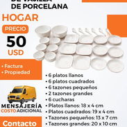 Juego de vajilla de porcelana Hogar 26 piezas - Img 56841461