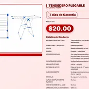 TENDEDERO PLEGABLE . - Img 57568089
