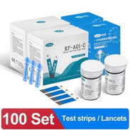 Kit de repuesto para glucometros COFOE 100 Tiras+100 lancetas. Nuevo! Sellado! - Img 53562905