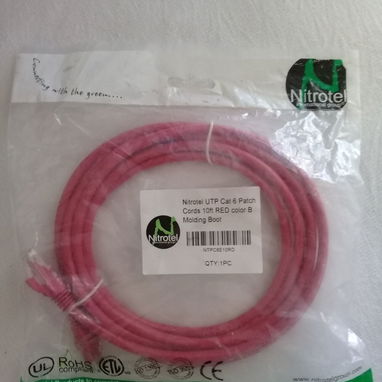 Cable Red Cat 6, NUEVO, Para Modem Router, PC, Laptop, Servidores, Conexión RJ45 - Img 123509342