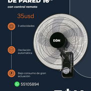 Ventilador de pared 16" marca EÒN - Img 57143103