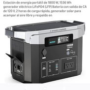 Estación de energía de 1800 watts con pico de 3600 y 1536 watts horas 690 usd 💸 - Img 57130455