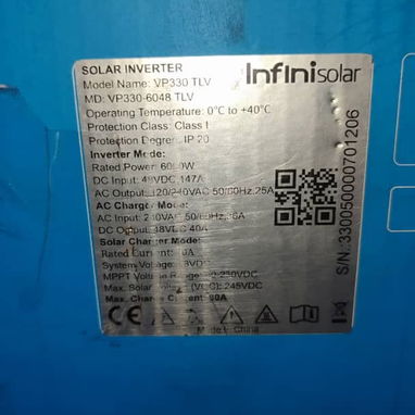 Inversor Solar InfiniSolar 6000W - 2/3