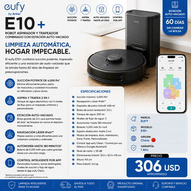 🧹 ¡NO TE ESFUERCES LIMPIANDO… DEJA QUE UN ROBOT LO HAGA POR TI! 🤖✨ - 8/10