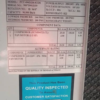 VENDO UN EQUIPO DE REFRIGERACIÓN PARA CAMARAS DE FRIGORIFICO. 50557717 - 2/2