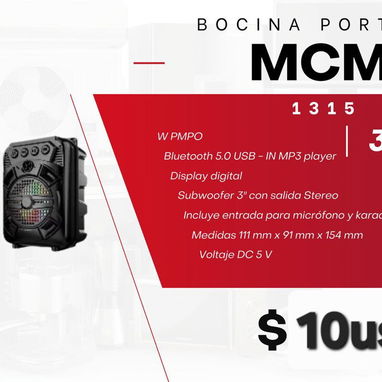 EQUIPO de música bocinas de cargar - Img 120339299