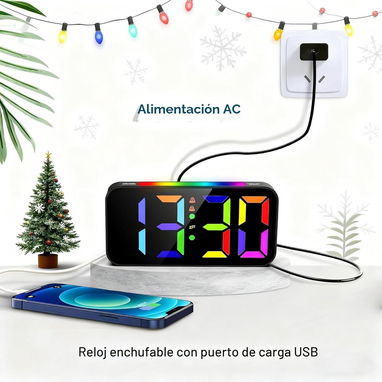 * Reloj Despertador RGB - Img 123242489