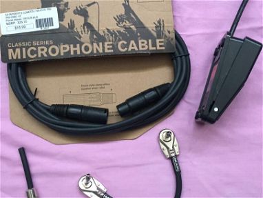 Vendemos  cables para micrófonos e instrumentos musicales y pedal - Img 66861289