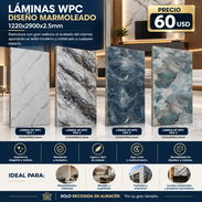 Láminas WPC Diseños Marmoleados - Img 58146331