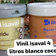 Pintura vinil euroquimica y isaval 4 y 15 litros antimoho ATM blanco coco importadas de España en nuestro almacén en pla - Img 55650360