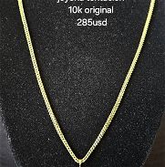 Cadenas y manillas de oro 10k - Img 45702179