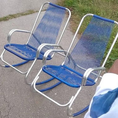 Se venden se reparan forran los sillones de aluminio a domicilio solo C habana interesados llamar o WhatsApp 59318903 - Img 122357415