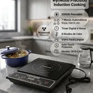 Cocina Inducción Wynwood 2000W | $80 USD | Envío Gratis | Garantía + Factura | 7 Funciones - Img 57750761