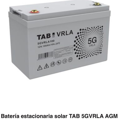 EN VENTA: Banco de 4 Baterías de Gel Profesionales Europeas TAB 5G (12V / 100Ah-104Ah) - Img 124046559