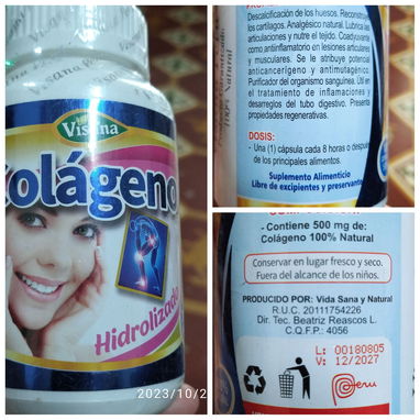 Vendopomo colageno con Glucosamina 100caps. - 2/3