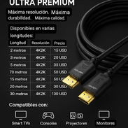 Cables HDMI, HDMI 4k, HDMI 2k, Cables HDMI todas las medidas, Cables ultra calidad - Img 52123251