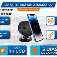 SOPORTE MAGNÉTICO DE ALUMINIO PARA TELÉFONO PJ093, ENTREGA DE FACTURA, VARIEDAD DE SOPORTES PARA CELULARES, ETC - Img 55136889