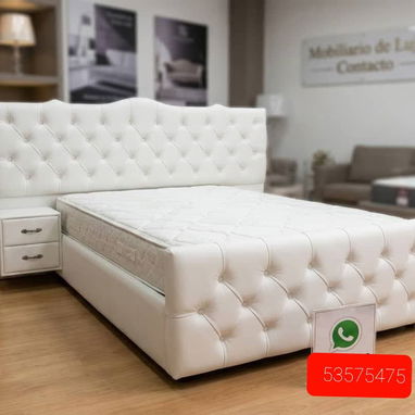 Camas tapizadas muebles flexconfort - Img 123425806