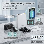 SMART MINI DC UPS (KP3) - ¡QUE TU WI-FI NUNCA SE APAGUE! ⚡🏠 32 USD - Img 56072410