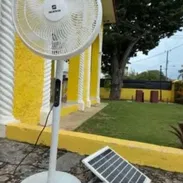 VENTILADOR RECARGABLE CON PANEL SOLAR - Img 56109586