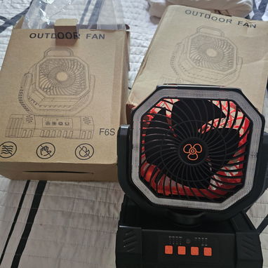 Ventilador recargable F6s. Tengo mensajería - 2/2