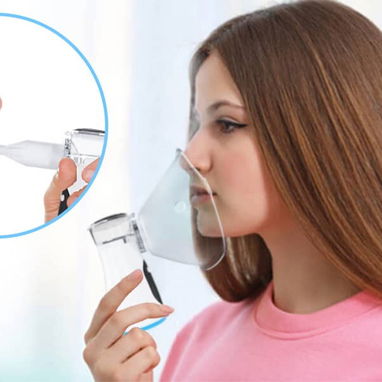 Nebulizador portátil inalámbrico para toda la familia.  50 USD - 7/9