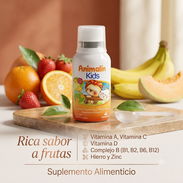 Suplemento alimenticio Animalin Kids para niños rico sabor a frutas contiene vitaminas y minerales - Img 56720572