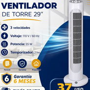 ✨ VENTILADOR DE TORRE 29"✨  Ventilador de torre marca Eko color blanco  ✅ Velocidades: 3 🛡️ Garantía: 6 meses 🚚 ENVÍO - Img 57791326