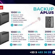 💲180USD 💲 UPS APLUS 1000VA/600W - 2 BATERIAS 12V/7A. NUEVOS Y SELLADOS EN CAJA. TLF 54833699 - Img 48030181