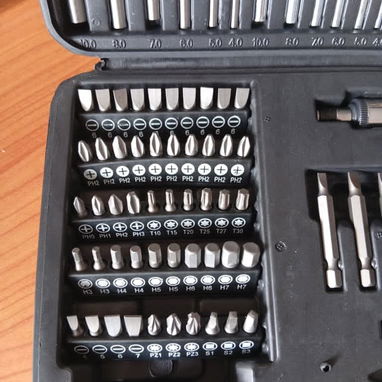 🚧 🛠️ JUEGO DE BROCAS Y DESTORNILLADORES DE 111 PCS 🛠️ 🚧 - 3/6