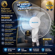 Ventilador recargable de pared MILEXUS - Img 58221261