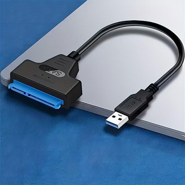 Cable adaptador USB 3.0 a SATA para HDD y SSD de 2,5 pulgadas, convertidor de disco duro, compatible con laptop, - 9/10