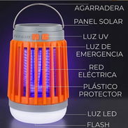 Lámpara Mata Mosquitos Solar/USB y Linterna con Luz LED - Img 57513504