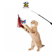 JUGUETE INTERACTIVO PARA GATOS/ VARITA CON VENTOSA - Img 56443190