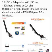 Adaptador WIFI USB - Img 45748310