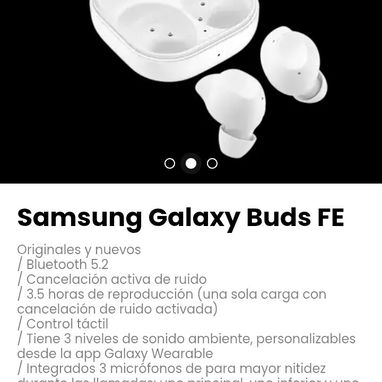 Samsung Galaxy Buds FE Originales. Nuevos en caja - Img 112536593