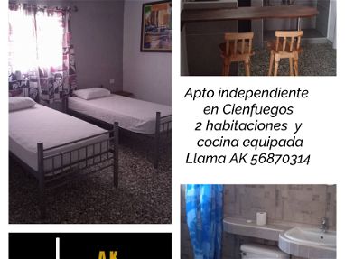 Tres apartamentos en renta en Cienfuegos.  Llama AK 56870314 - Img main-image