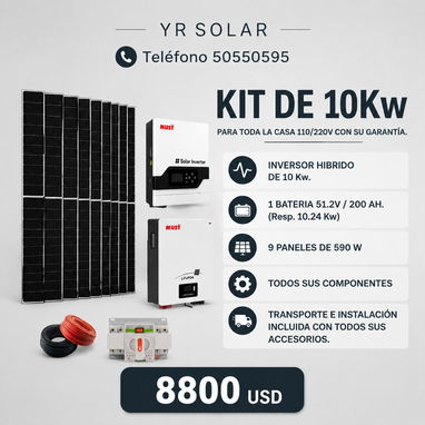 🔥🔥🔥LOS MEJORES PRECIOS EN KIT SOLARES PROFESIONALES CON"🔆YR Solar"  ✅El precio incluye el montaje y contrato con tod - Img 125669098