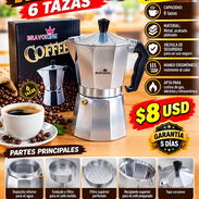 CAFETERA MOKA 6 TAZAS, ENTREGA DE FACTURA PARA SU GARANTÍA.VARIEDAD DE CAFETERAS Y ÚTILES DEL HOGAR - Img 57245701