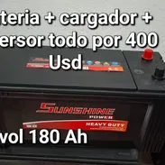 COMBO bateria+inversor +cargador todo por 400 Usd - Img 57876948