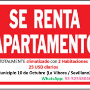 Rento Apartamento de 2 Habitaciones Climatizado y Amueblado - Img 45118283