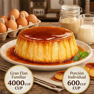 Flanes caseros con ingredientes naturales y frescos - Img 55195516