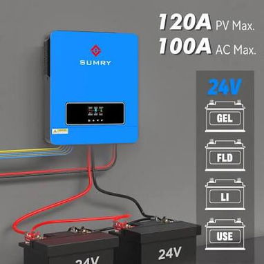 Inversor Sumrry 3.6 kw DC 24 Volt salida 120 volts - 2/2