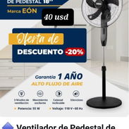 Ventilador De Pedestal  (Marca EÓN) - Img 55750027