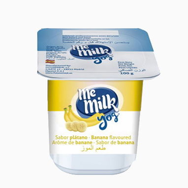 Yogur de vasitos natural y con sabor🥛🍓🍏🍌 - 4/5