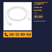 CABLE DE CARGA TIPO C IPHONE 1M VPT# -0002 - Img 56243155