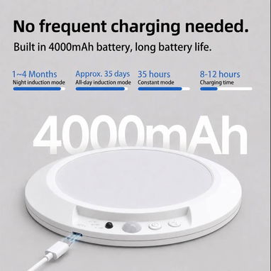 Lámpara recargable de techo con sensor de movimiento y mando - 2/2
